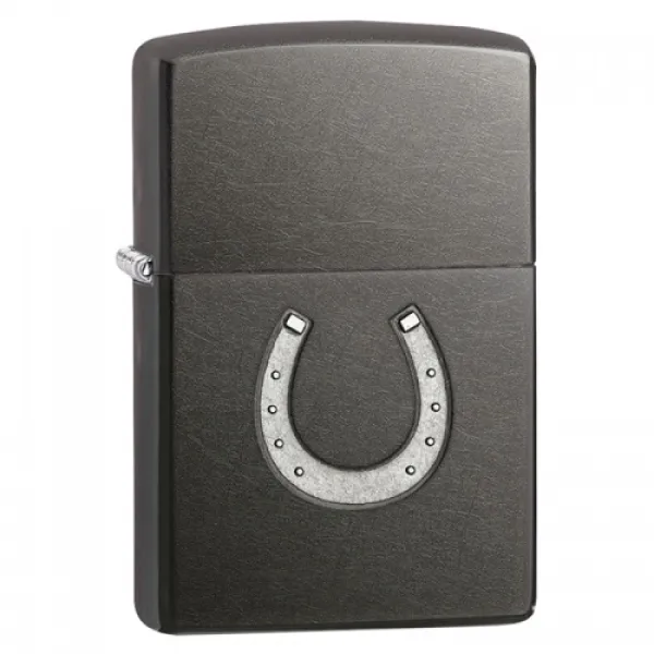 Zippo Gray Dusk Horseshoe lights 28498