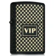 Zippo BLACK MATTE GOLD VIP - 28531
