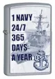 Zippo US NAVY 24/7 365 DAYS A YEAR - 28578