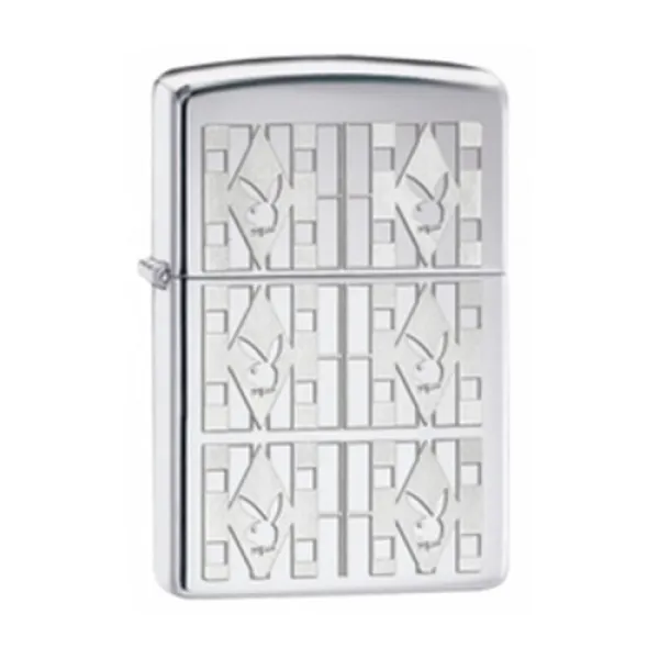 Zippo Playboy Triangles lights 28624
