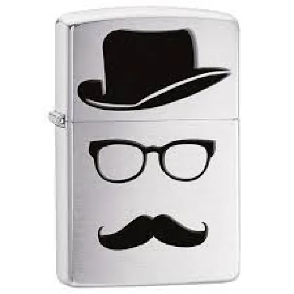 Zippo Moustache And Hat lights 28648