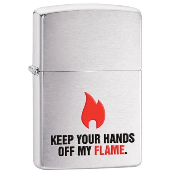Zippo Keep Your Hands Off My Flame lights 28649