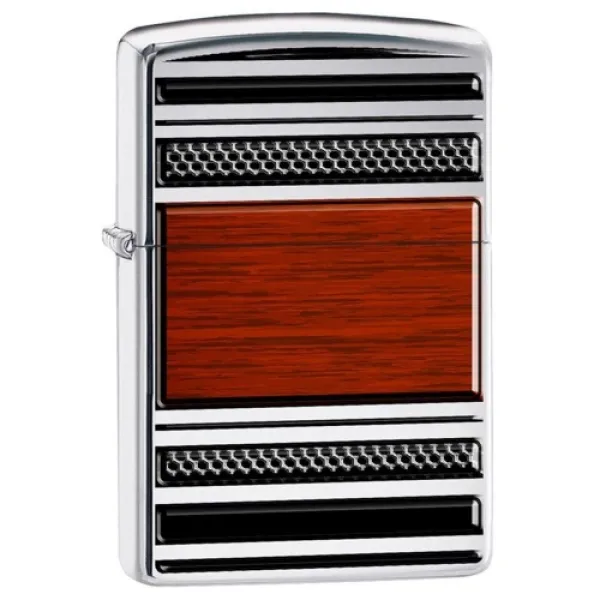 Zippo Steel And Wood lights 28676