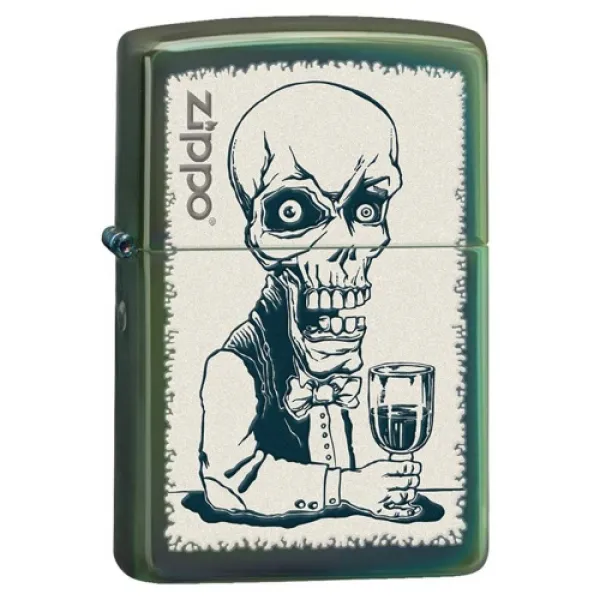 Zippo Skeleton Bartender lights 28679