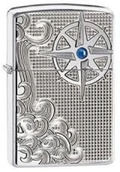 Zippo Luxury Waves lights 28809