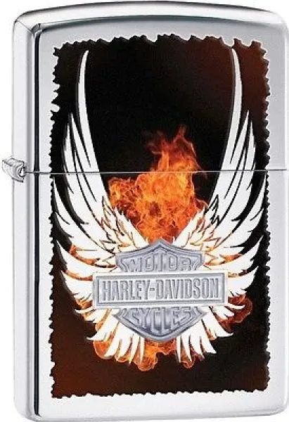 Zippo Harley W- Flame Wing lights 28824
