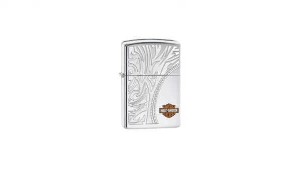 Zippo Hd High Pol Chrm Fancy Tree lights 28825