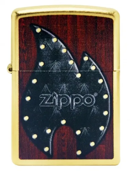 Zippo Gold Dust-black Flame- Zippo lights 28832