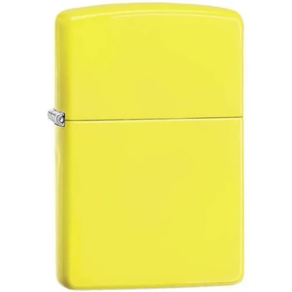 Zippo Neon Yellow lights 28887