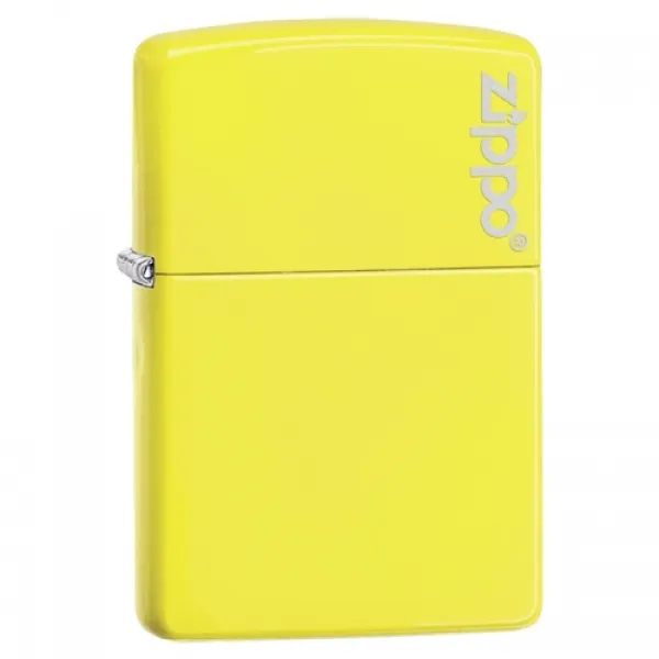 Zippo Zippo Logo Neon Yellow lights 28887L
