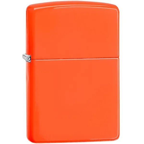 Zippo Neon Orange lights 28888
