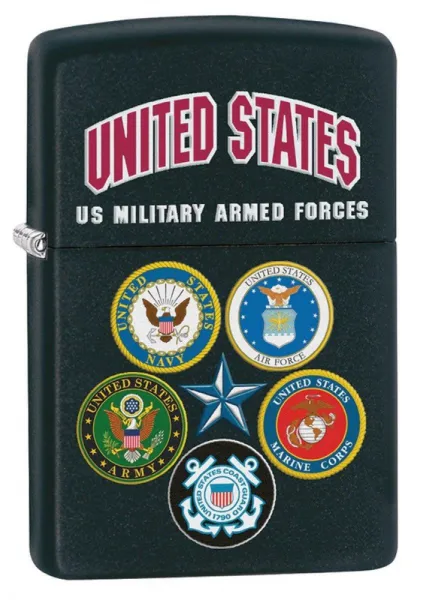 Zippo Us Military Armed Forces lights 28898