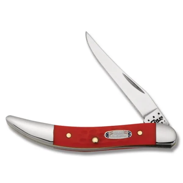 Case Red Syn Sm Tx Toothpick Knives 28922