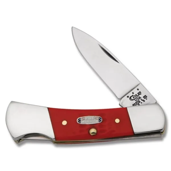 Case 61225l Ss Red Syn Lockback Knives 28924
