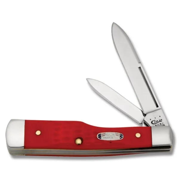Case Made In Usa Red Syn Gunstock Knives 28927