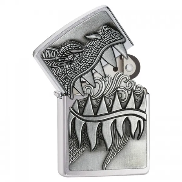 Zippo Fire Breathing Dragon lights 28969