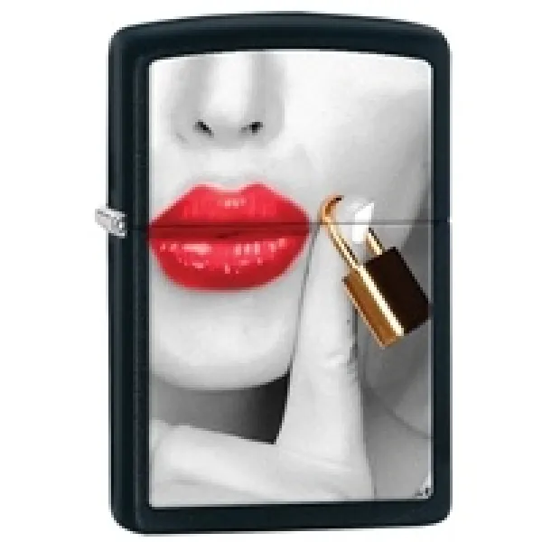 Zippo Locked Lips lights 29089