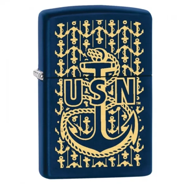 Zippo Us Navy Anchor lights 29122