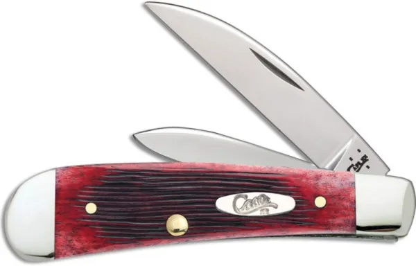 Case Barnboard Crimson Bn-sway Back Knives 29145