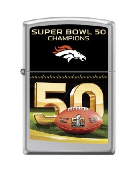 Zippo Super Bowl 50 Broncos lights 29229
