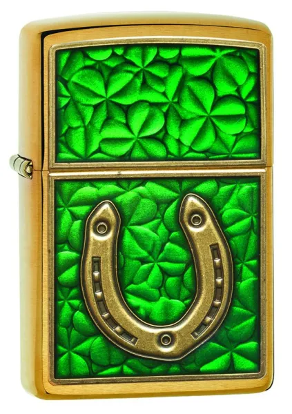 Zippo Horseshoe Clovers lights 29243