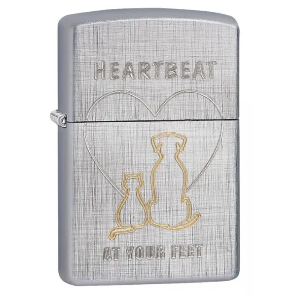 Zippo Cat&dog-heartbeat At Your Feet lights 29258