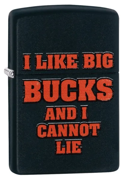 Zippo I Like Bucks And I Cannot Lie lights 29342