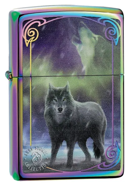 Zippo Anne Stokes -wolf lights 29348