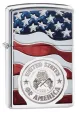 Zippo AMERICAN STAMP ON FLAG - 29395