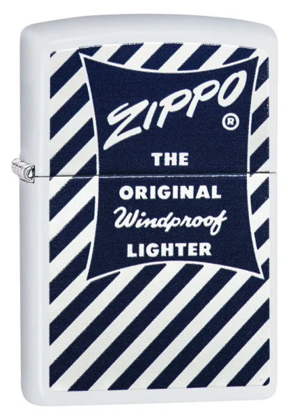 Zippo Zippo Blue White 1958-59 lights 29413