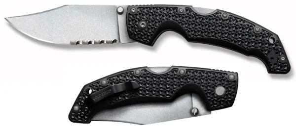 Cold Steel 29TLCH Voyager Large Clip Point Serrated Knife