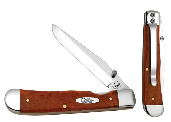 Case 30112 Trapperlock Knife with Chestnut Bone Handle