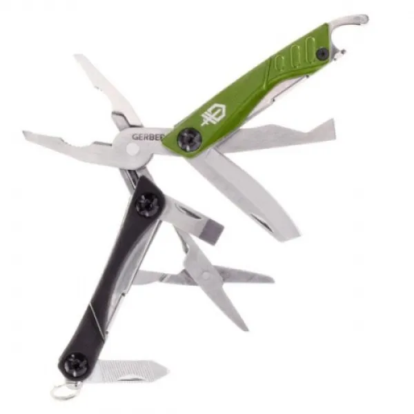 Gerber Dime Green Clam Pack knives - multitools 31-001132