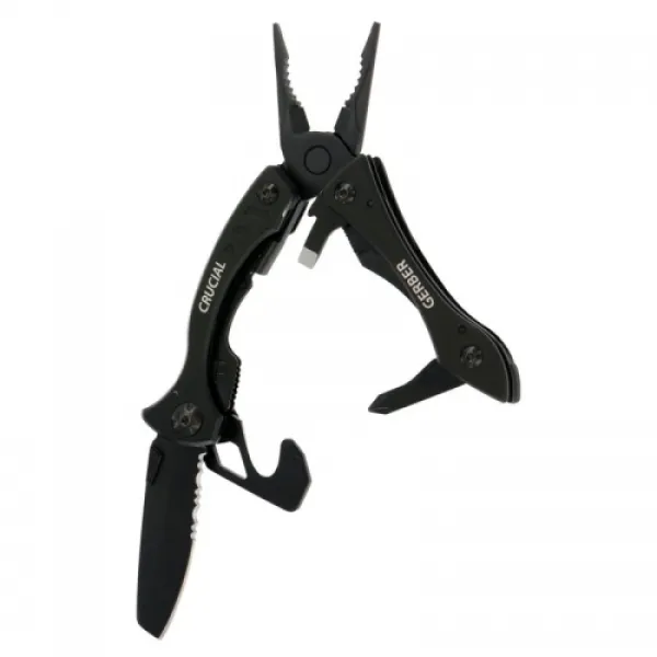 Gerber Crucial Black W Strap Cutter knives - multitools 31-001518