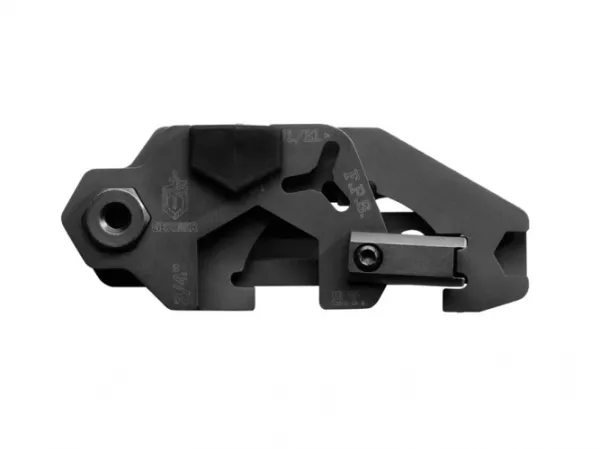 Gerber Short Stack AR Tool GR31-002997. This is an AR-15 maintenance tool that has 15 functions. It fits inside the magpul moe and miad pistol grips. Closed length is 2.9 inches and has a black oxide finish.