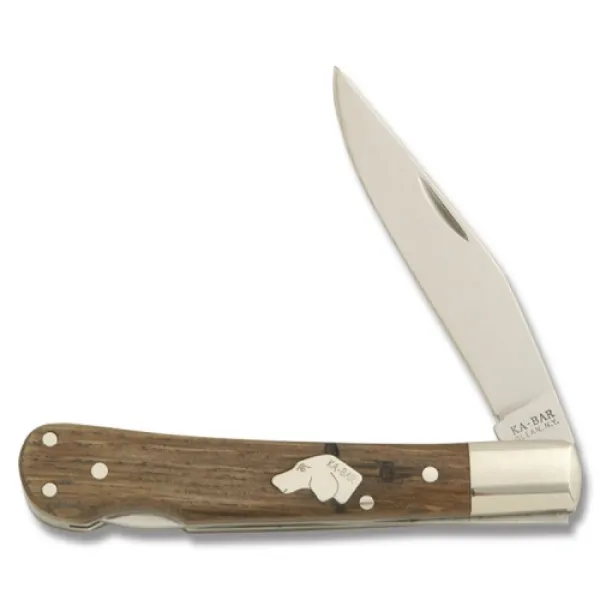 Ka-Bar Dogs Head Lockback Chestnut knives 3112