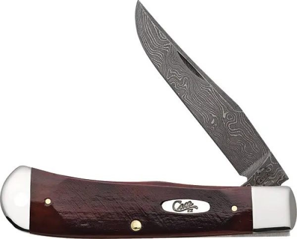 Case Chestnut Damascus Backpocket Knives 31302