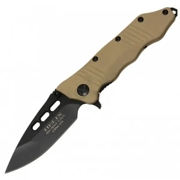 Gatco Helix Blk Hnd Dark Stonewash knives 31611