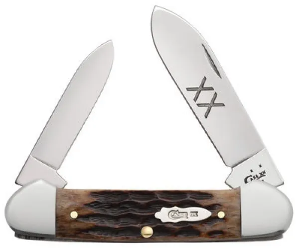 Case Dark Molasses Bn Canoe Knives 31635
