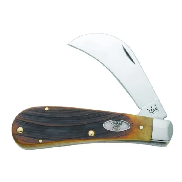 Case Sawcut Antq Hawkbill Prun Knives 31730