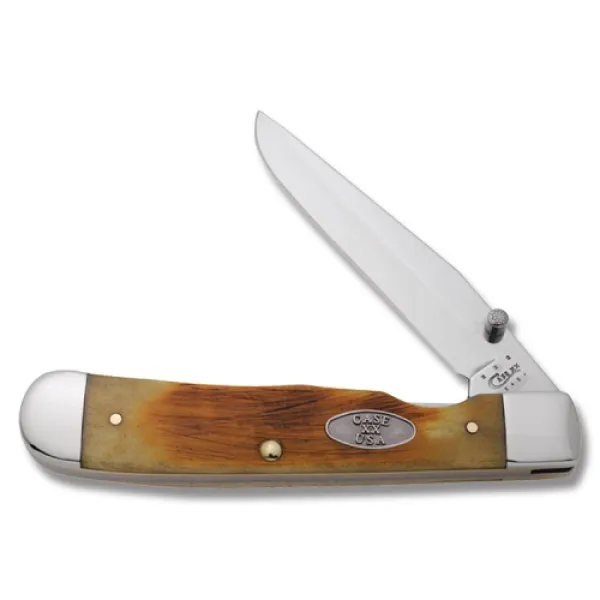 Case 31731 Sawcut Trapperlock Antique Bone Knife