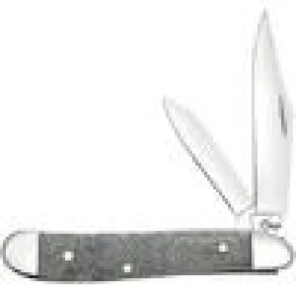 Case Geo-smooth Gray Bone Peanut Knives 31935