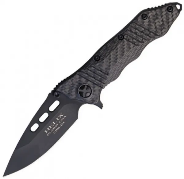 Gatco Helix Carbon Fiber W Blk S-e knives 32111