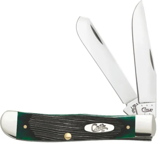 Case Barnboard Jig Hnt Grn Trapper Knives 32112