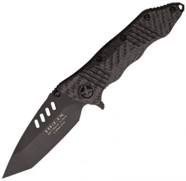 Gatco Helix Fold Carbon W Blk Tanto knives 32121