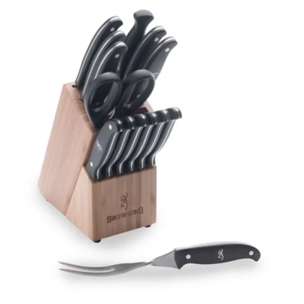 Browning Kitchen Cut Set Bamboo Blo knives 322-480C