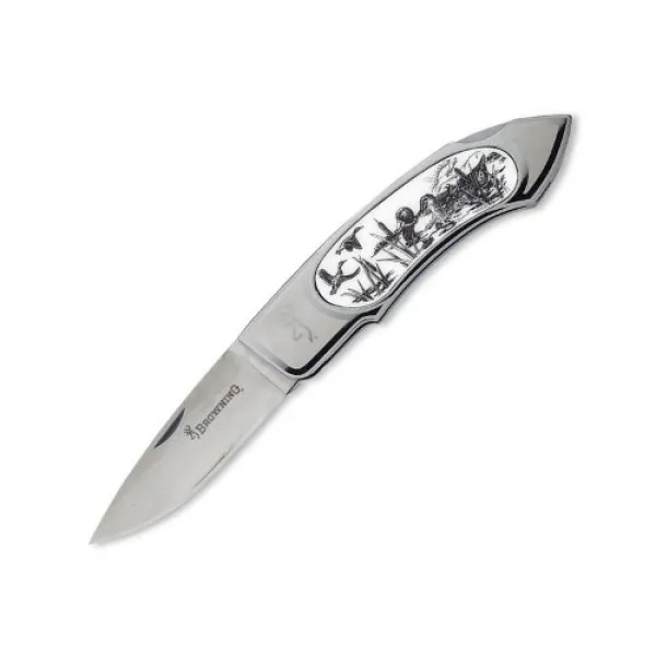 Browning Scrimshaw Mallard Knife 322-543