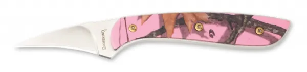Browning Spur Neck Knife Pink Mossyoak knives 322-717B