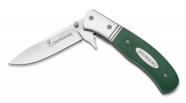 Browning Fast Task Green G-10 knives 322-772B