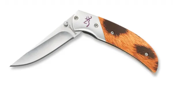 Browning Safari Prism Leopard Folder knives 322-778